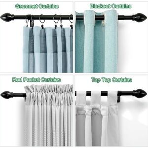 Elegant Home new Curtain rod set